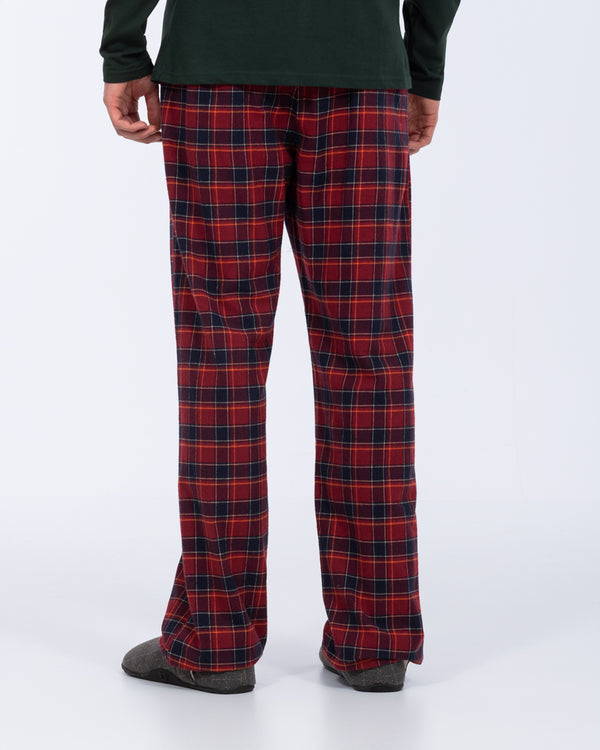 2t Wren Lange Pyjamahose (rot/marine kariert)
