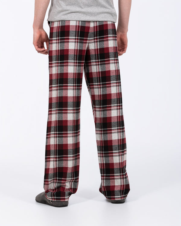 2t Wren Tall Pyjama Bottoms (burgundy/grey check)