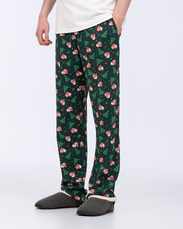 2t Mac Tall Jersey Christmas Pyjama Set (green pattern)