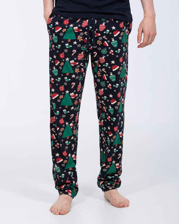 2t Jimmy Tall Mens Christmas Pyjama Set (navy)