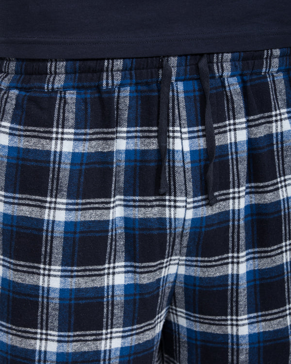 2t Wren Tall Pyjama Bottoms (blue check)