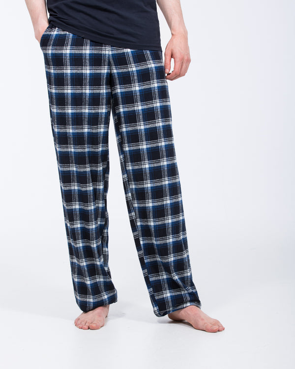2t Wren Tall Pyjama Bottoms (blue check)