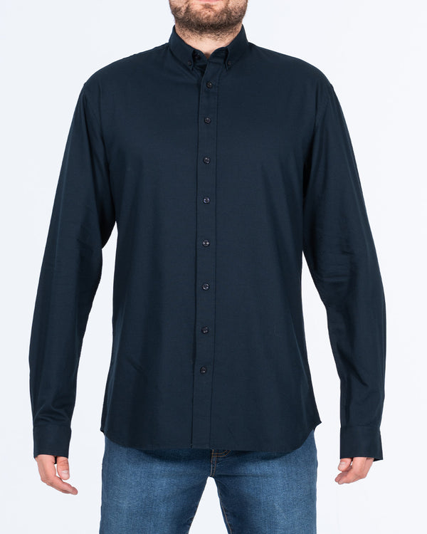 2t Russell Regular Fit Tall Oxford Shirt (navy)