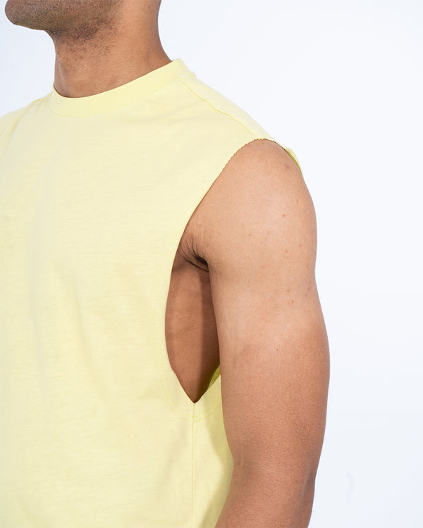 2t Reign Tall Drop Armhole Tank Top (lime)