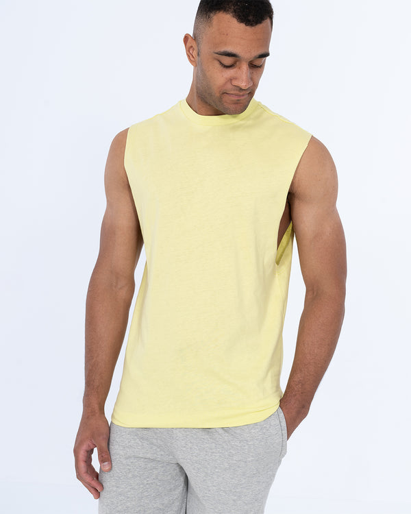 2t Reign Tall Drop Armhole Tank Top (lime)