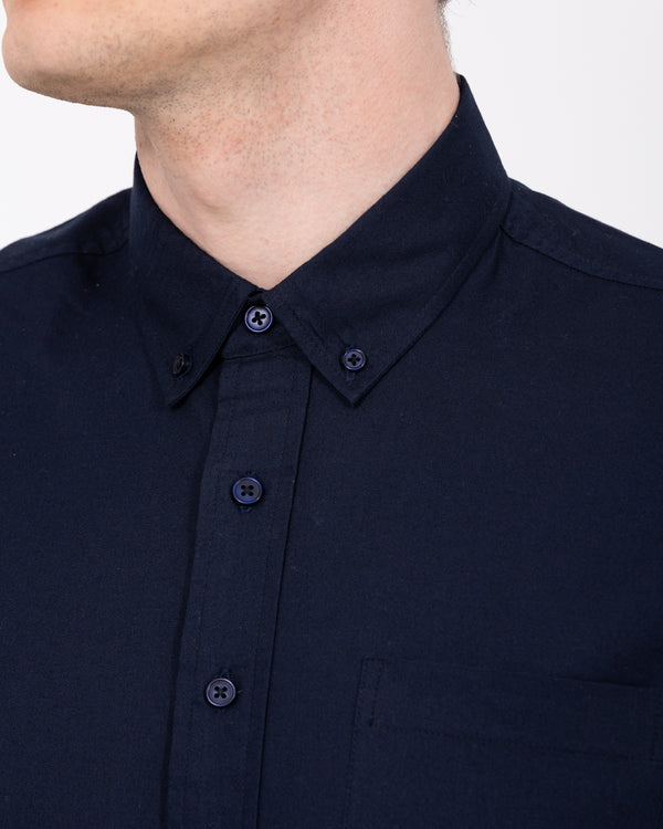 2t Tall Short Sleeve Oxford Slim Fit Shirt (navy)