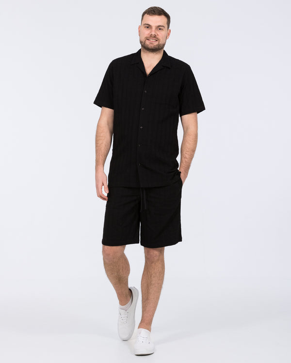 2t Blake Tall Embroidered Shorts (black)