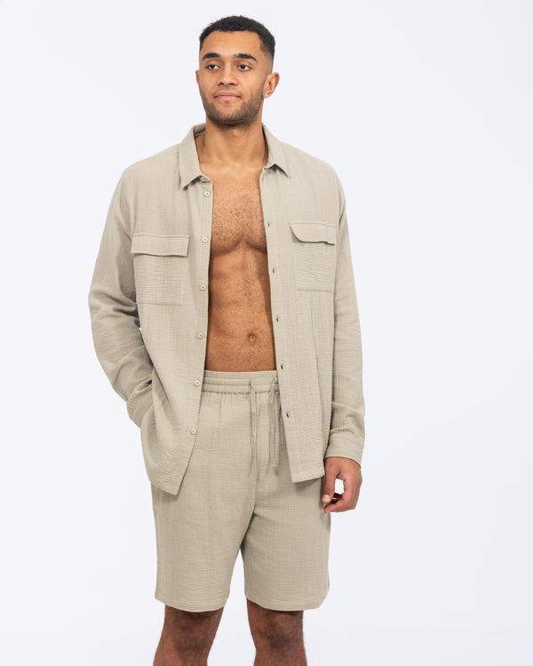 2t hoher Darius Pull On Short (Salbei)