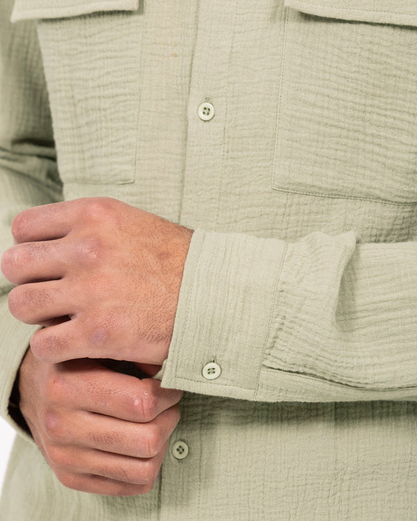 2t hoher Darius Langarmhemd (Salbei)