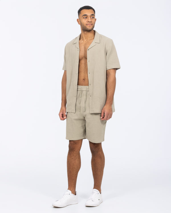 2t hoher Darius Kurzarmhemd (Salbei)