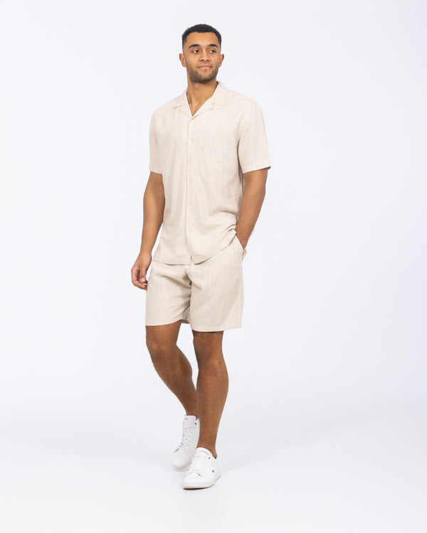 2t Tall Will Linen Blend Pull On Shorts (neutral)