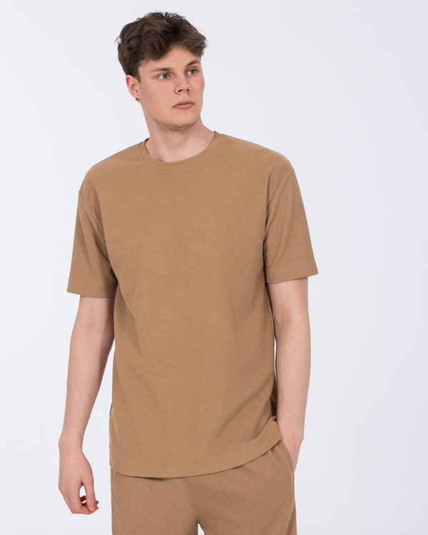 2t Kai Tall Textured T-Shirt (mushroom)