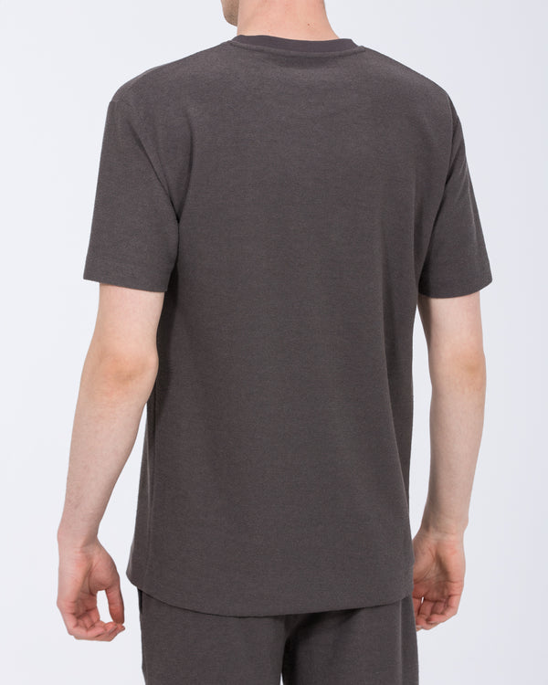 2t Kai Tall Textured T-Shirt (slate grey)