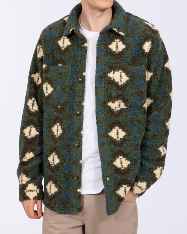 2t Dickson Tall Sherpa Shacket (khaki)
