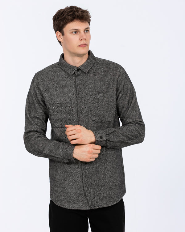 2t Cohen Tall Shacket (schwarzes Muster)