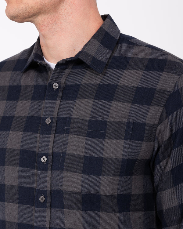 2t Jackson Tall Oxford Shirt (navy/grey)