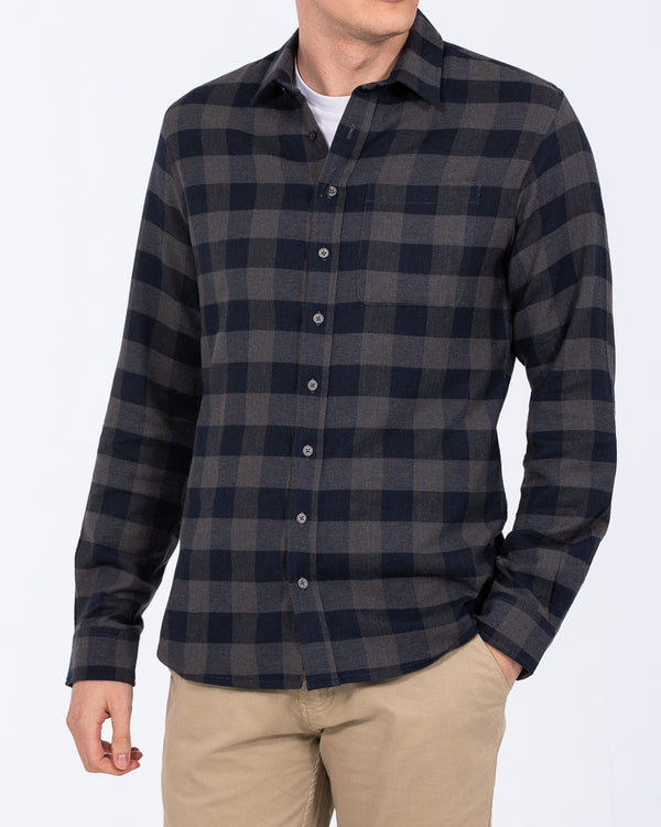2t Jackson Tall Oxford Shirt (navy/grey)