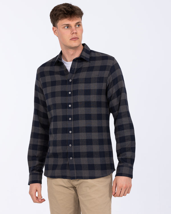 2t Jackson Tall Oxford Shirt (navy/grey)