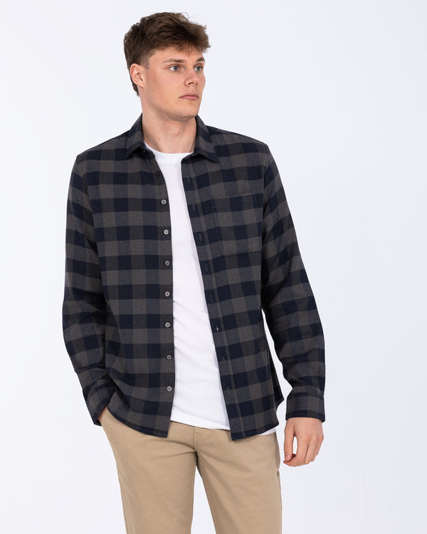 2t Jackson Tall Oxford Shirt (navy/grey)