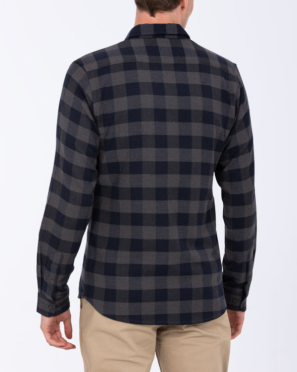 2t Jackson Tall Oxford Shirt (navy/grey)