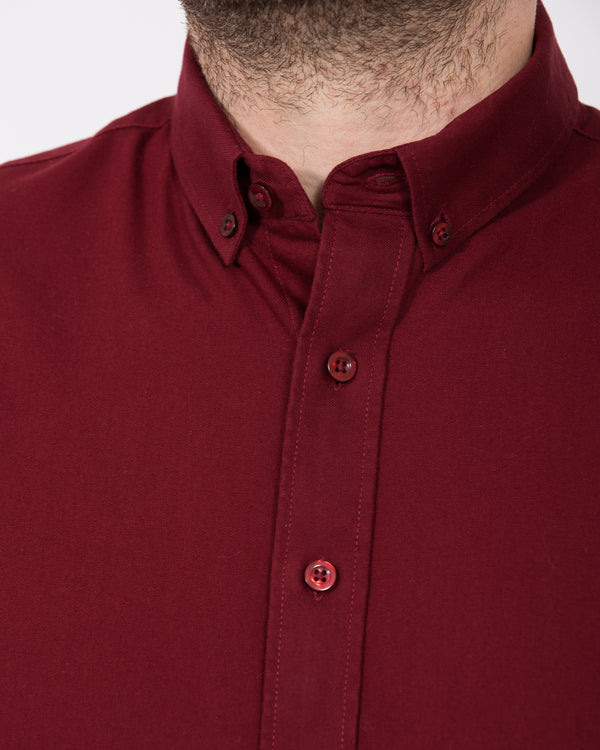 2t Logan Slim Fit Tall Oxford Shirt (burgundy)