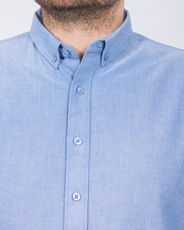 2t Russell Regular Fit Tall Oxford Shirt (blue)