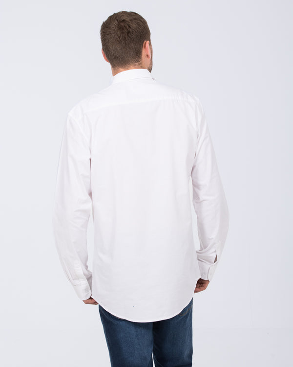 2t Russell Regular Fit Tall Oxford Shirt (white)