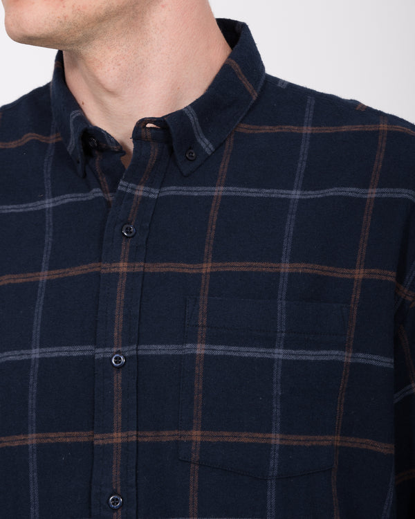 2t Tate Tall Regular Fit Shirt (navy check)