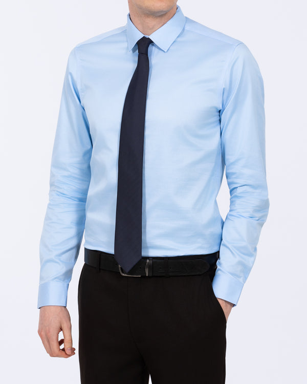 2t Extra Tall Slim Fit Non Iron Formal Shirt (sky blue)