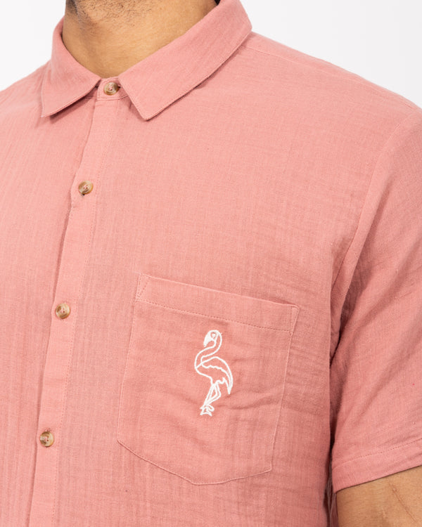 2t Grayson Langärmeliges Besticktes Hemd (rosa)