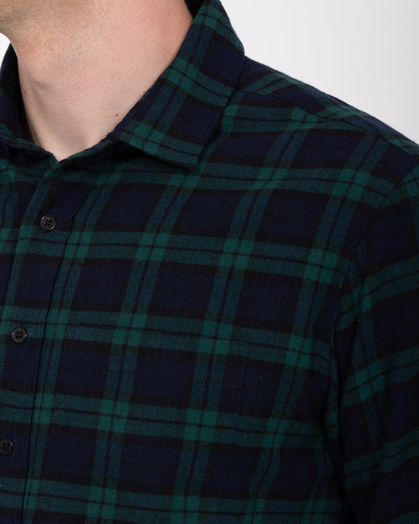 2t Jackson Tall Oxford Shirt (green check)