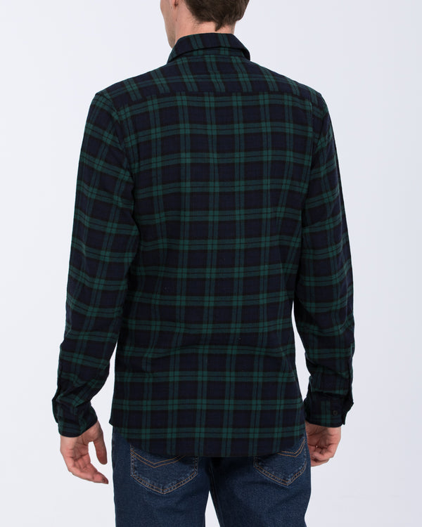 2t Jackson Tall Oxford Shirt (green check)
