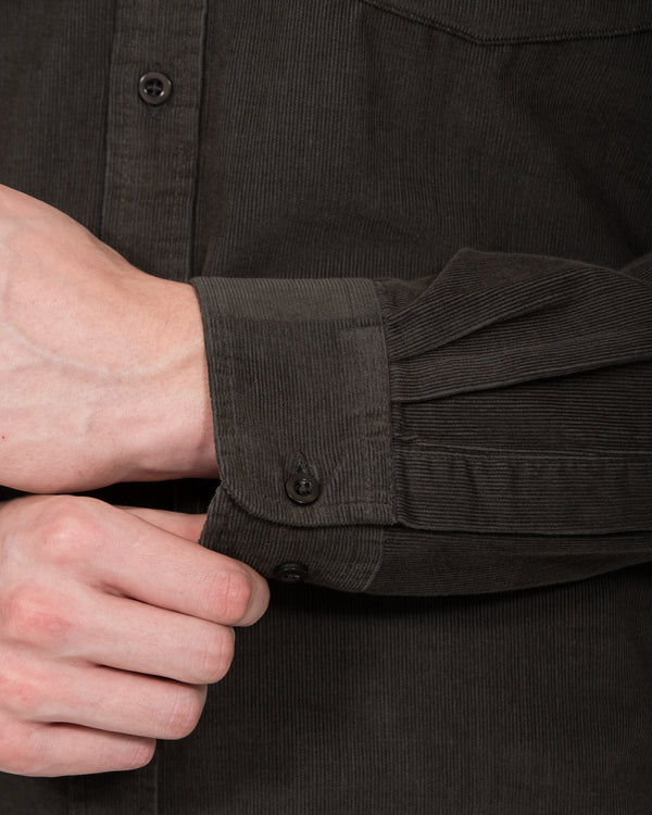 2t Nash Tall Slim Fit Cord Oxford Shirt (khaki)