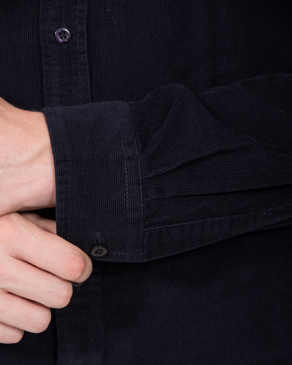 2t Nash Tall Slim Fit Cord Oxford Shirt (navy)