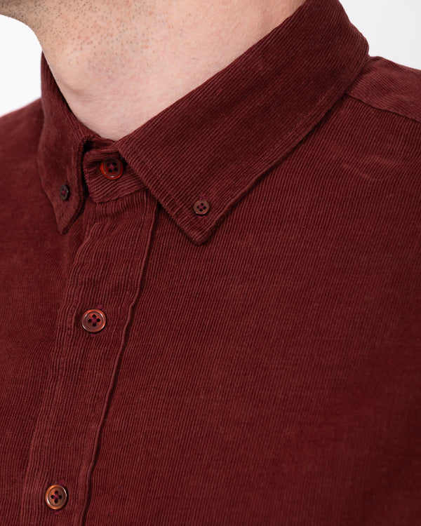 2t Nash Tall Slim Fit Cord Oxford Hemd (rost)