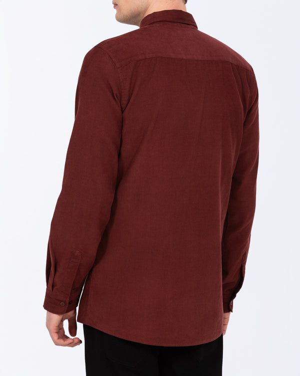 2t Nash Tall Slim Fit Cord Oxford Hemd (rost)