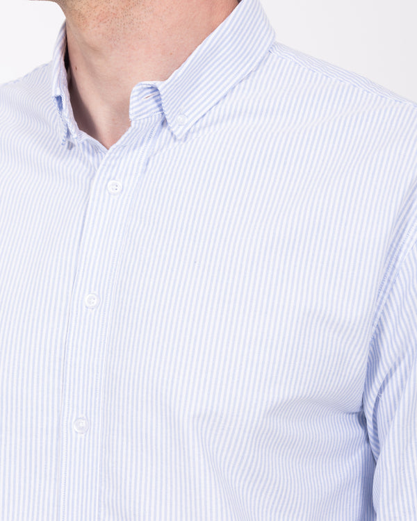 2t Rory Regular Fit Tall Oxford Shirt (blue stripe)