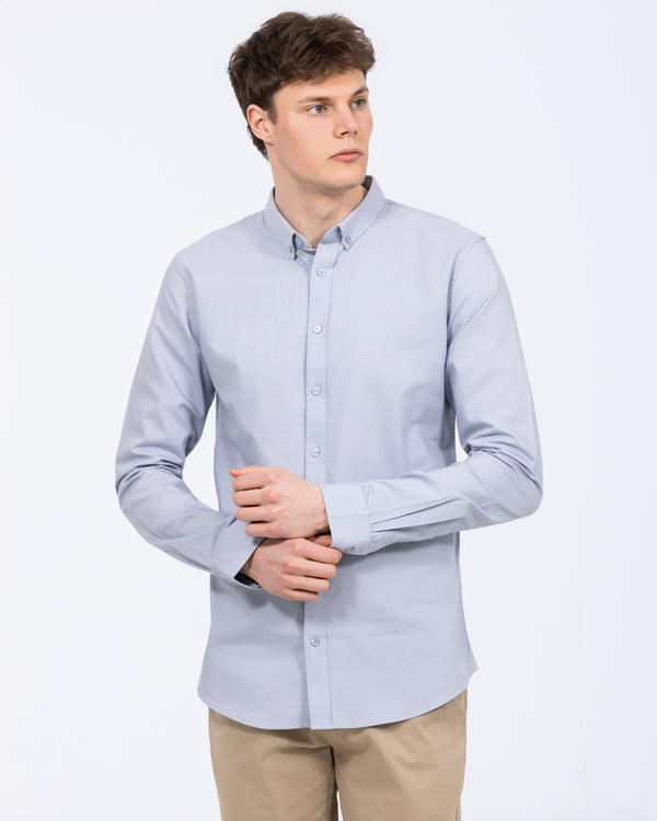 2t Leo Slim Fit Tall Oxford Shirt (blue)