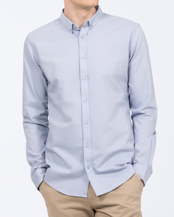 2t Leo Slim Fit Tall Oxford Shirt (blue)
