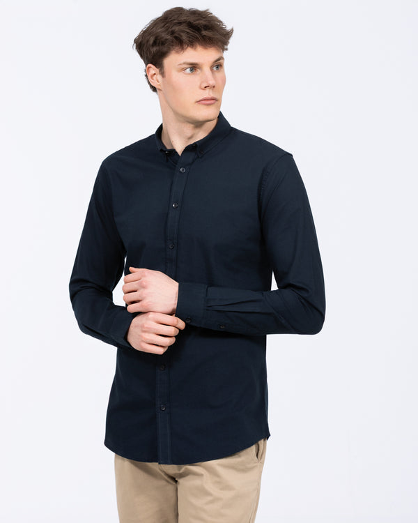2t Leo Slim Fit Tall Oxford Shirt (navy)