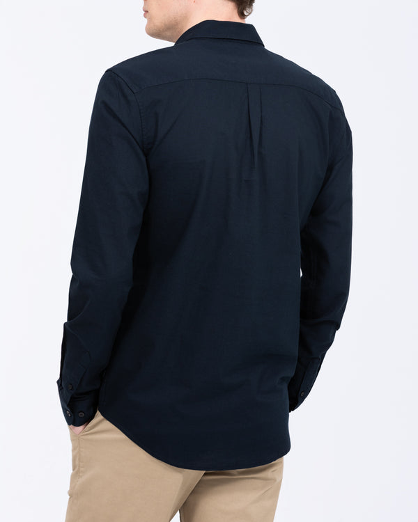 2t Leo Slim Fit Tall Oxford Shirt (navy)