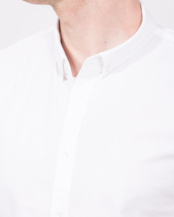 2t Leo Slim Fit Tall Oxford Shirt (white)