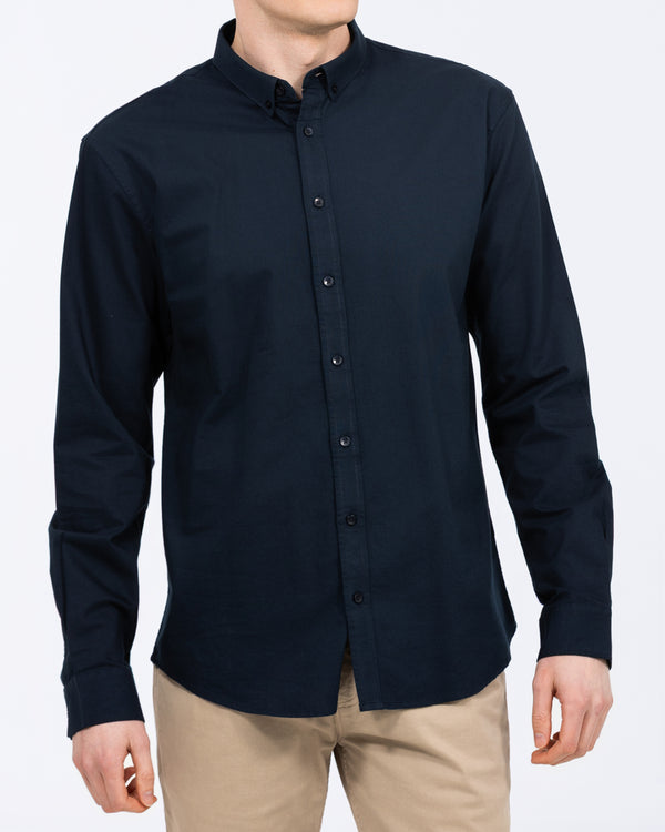 2t Rory Regular Fit Tall Oxford Hemd (marineblau)