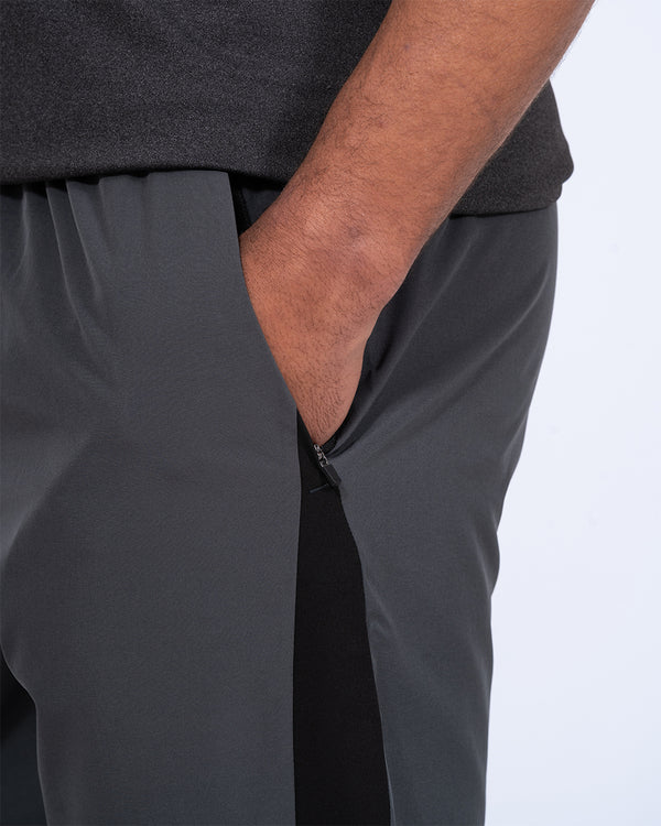 2t Tall Colour Block Training Shorts (charcoal)