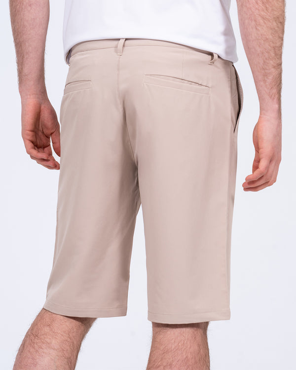 Parell Aktive Hohe Stretch-Shorts (Taupe)