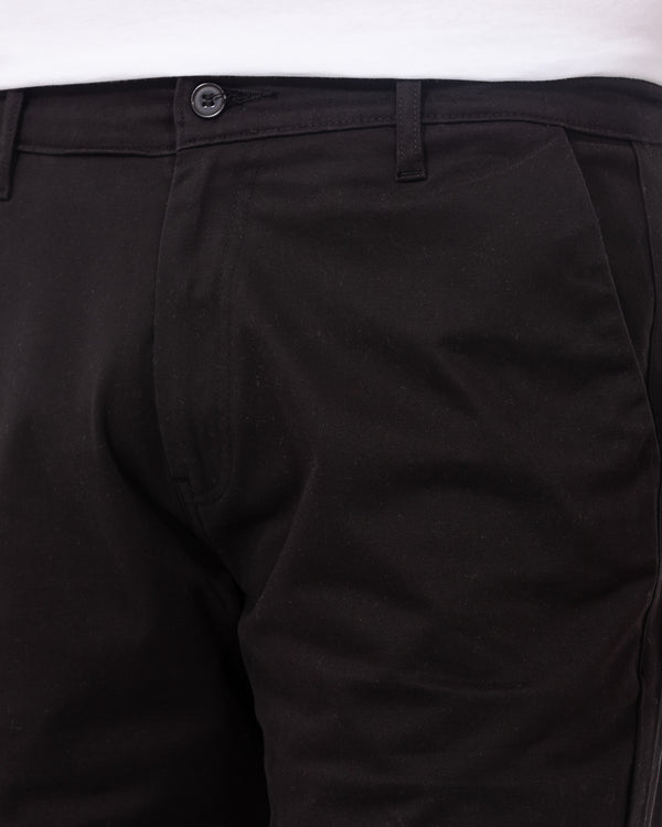 2t Grant Regular Fit Tall Chino Shorts (black)