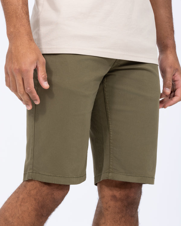 2t Grant Reguläre Passform Hohe Chino Shorts (khaki)