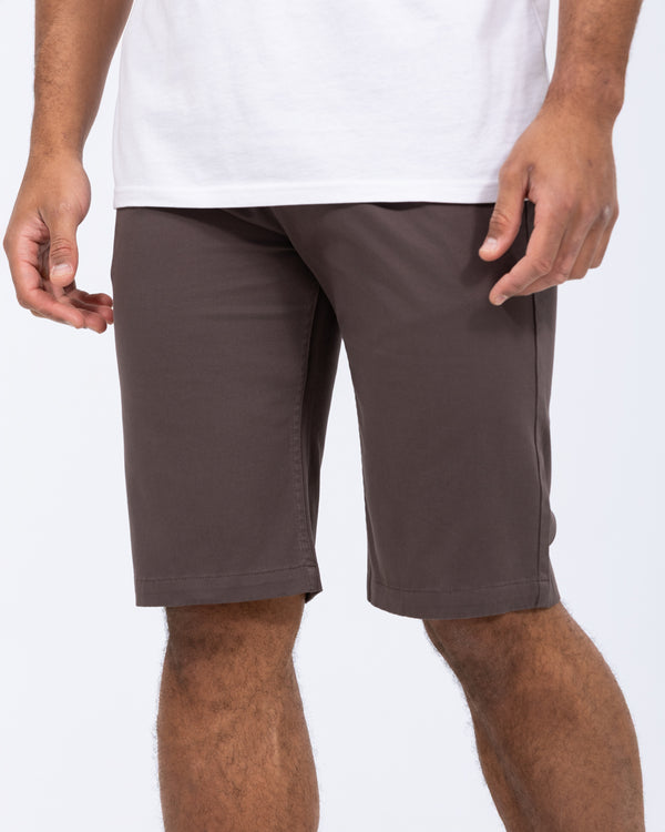 2t Grant Regular Fit Große Chino-Shorts (schiefer)