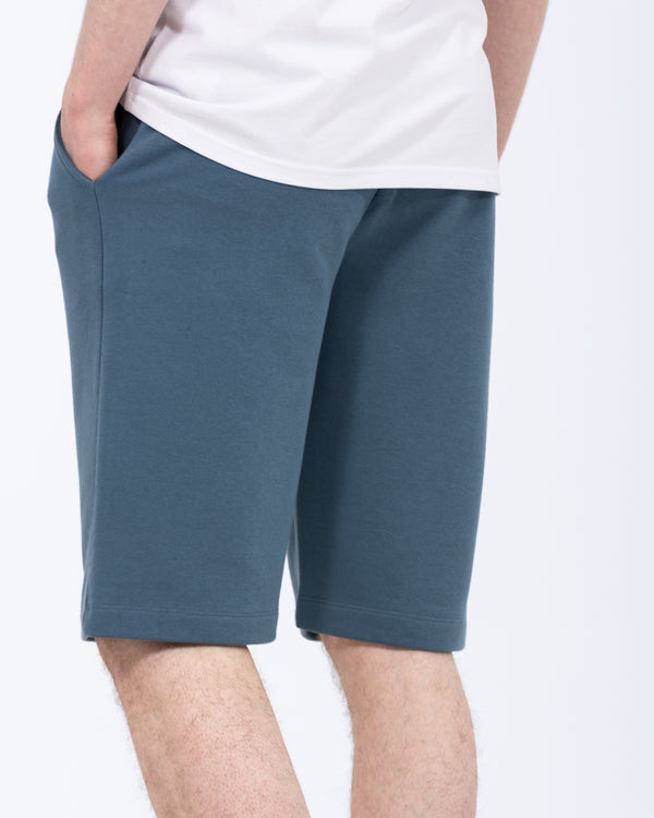2t hohe Jersey-Shorts (petrolblau)
