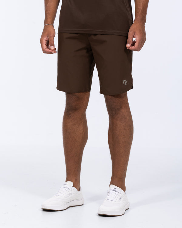2t Hohe Performance-Shorts (braun)